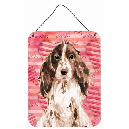 Carolines Treasures Brown Parti Love Wall or Door Hanging Prints BB9482DS1216